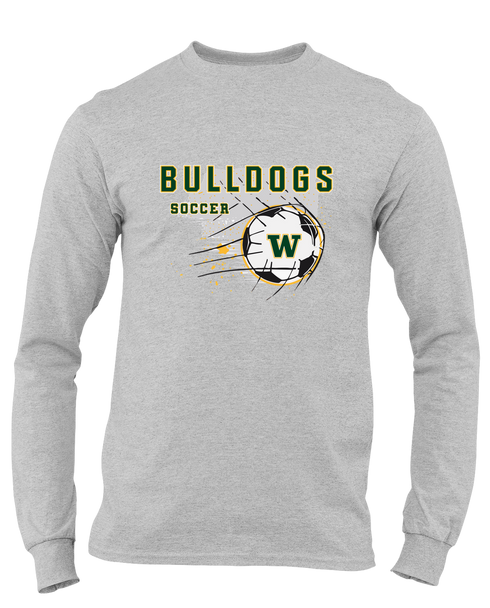 Whitefish Bulldogs Soccer #2 Men's Premium LS T-Shirt