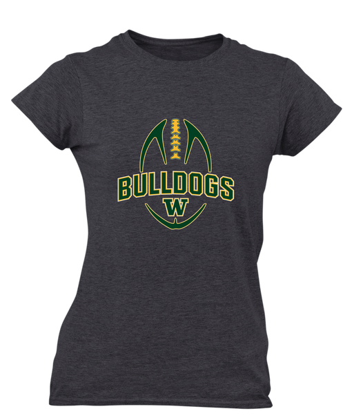 Whitefish Bulldogs Football #5 Women's SS T-Shirt