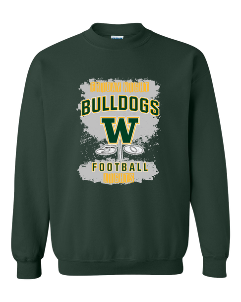 Whitefish Bulldogs Football #6 Men's Sweatshirt