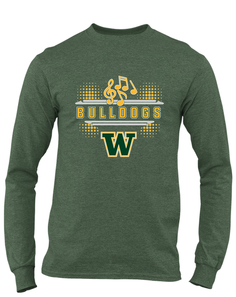 Whitefish Bulldogs Band # 3 Men's Premium LS T-Shirt