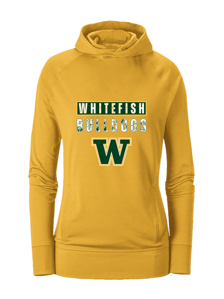 Whitefish Bulldogs Mascot #9 Women's Hoodie