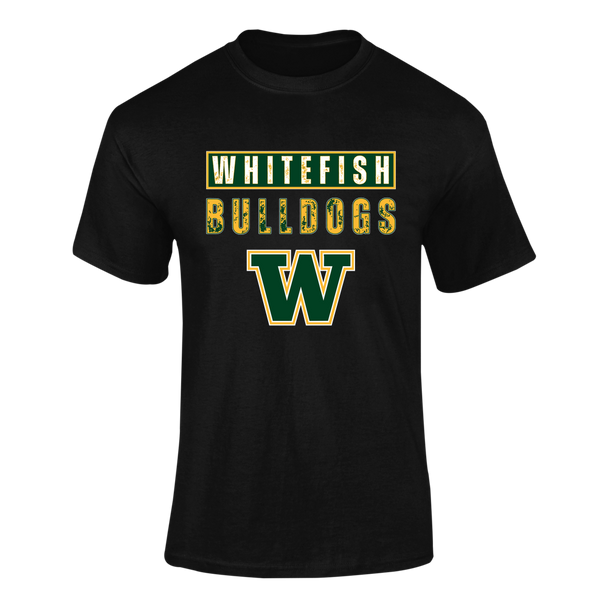 Whitefish Bulldogs Mascot #9 Men's SS T-Shirt