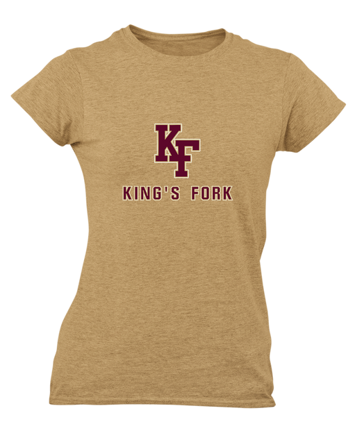 King's Fork Bulldogs KF Mascot #2 Women's Premium SS T-Shirt