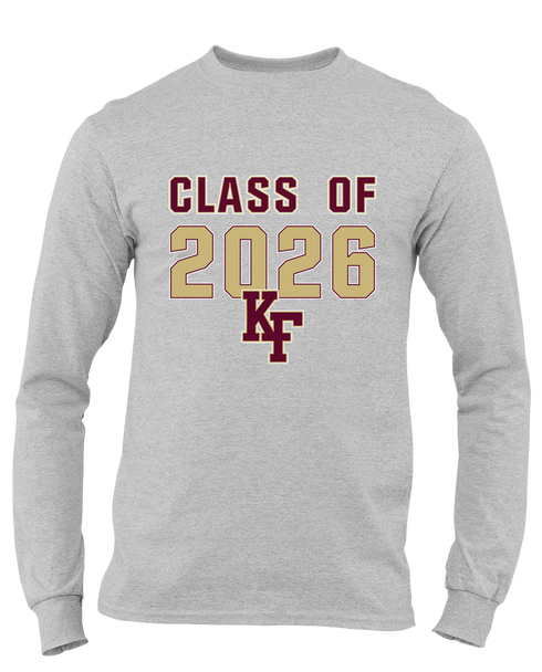 King's Fork Bulldogs KF Class of 2026 Men's Premium LS T-Shirt