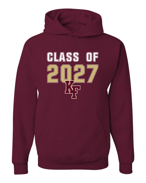 King's Fork Bulldogs KF Class of 2027 Men's Premium Hoodie