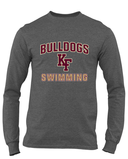 King's Fork Bulldogs KF Swimming Men's Premium LS T-Shirt