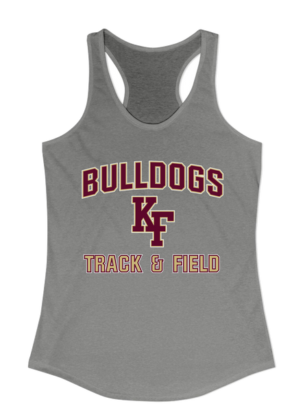 King's Fork Bulldogs KF Track & Field Women's Tank Top