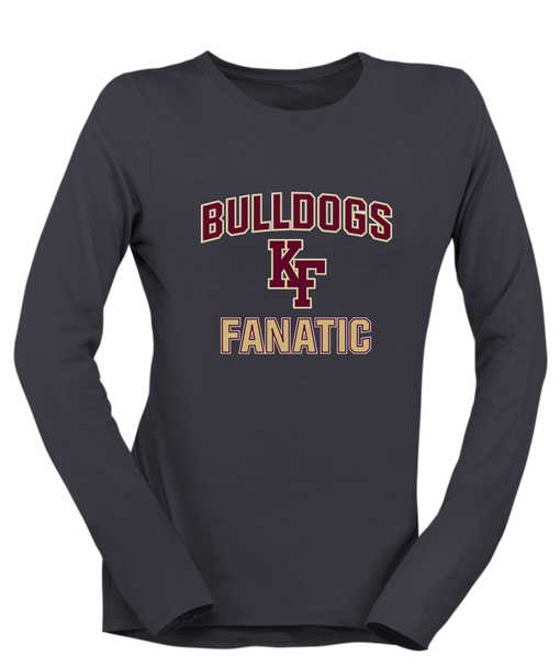 King's Fork Bulldogs KF Fanatic Women's LS T-Shirt