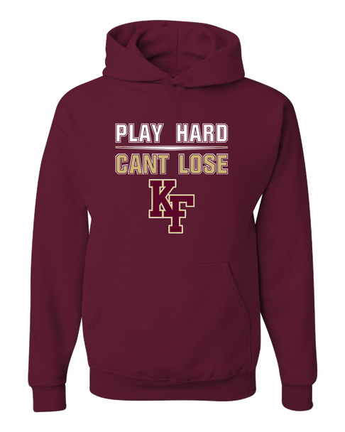 King's Fork Bulldogs KF Play Hard, Can't Lose Men's Premium Hoodie