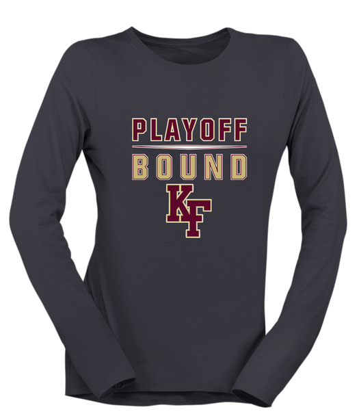 King's Fork Bulldogs KF Playoff Bound Women's Premium LS T-Shirt