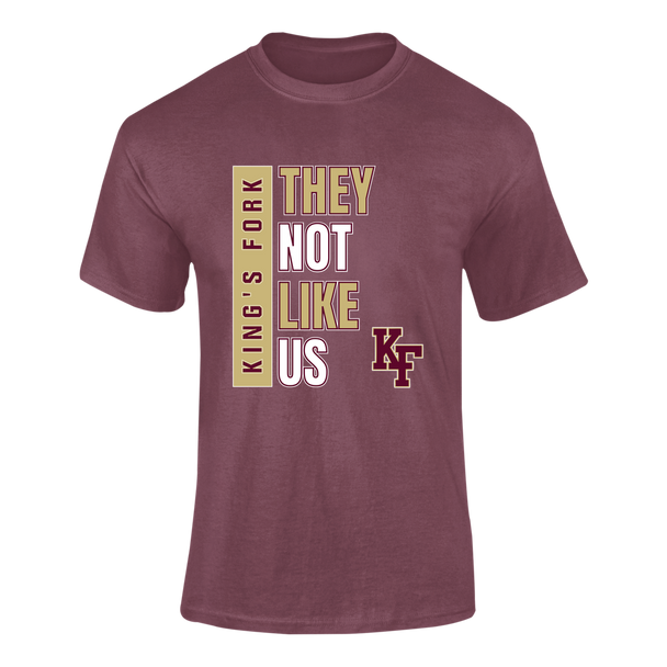 King's Fork Bulldogs KF They Not Like Us #1 Men's SS T-Shirt