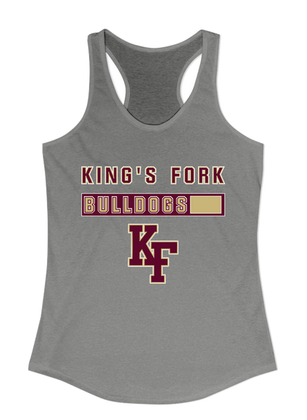 King's Fork Bulldogs KF Mascot #7 Women's Tank Top