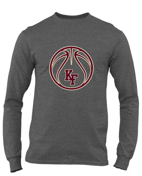 King's Fork Bulldogs KF Basketball #2 Men's LS T-Shirt