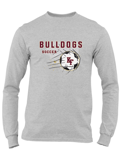 King's Fork Bulldogs KF Soccer #2 Men's LS T-Shirt