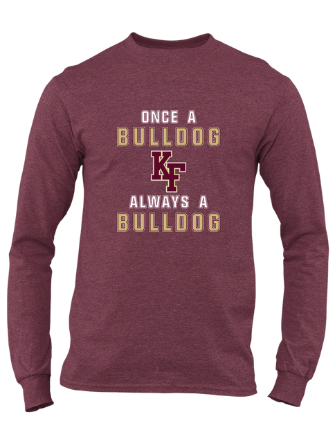 King's Fork Bulldogs KF Once A Men's LS T-Shirt