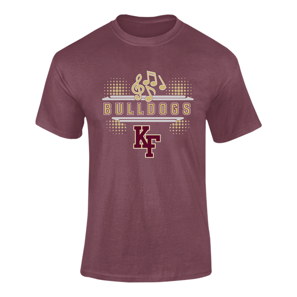 King's Fork Bulldogs KF Band # 3 Men's SS T-Shirt