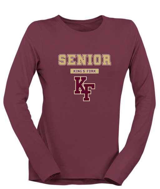 King's Fork Bulldogs KF Senior #2 Women's LS T-Shirt