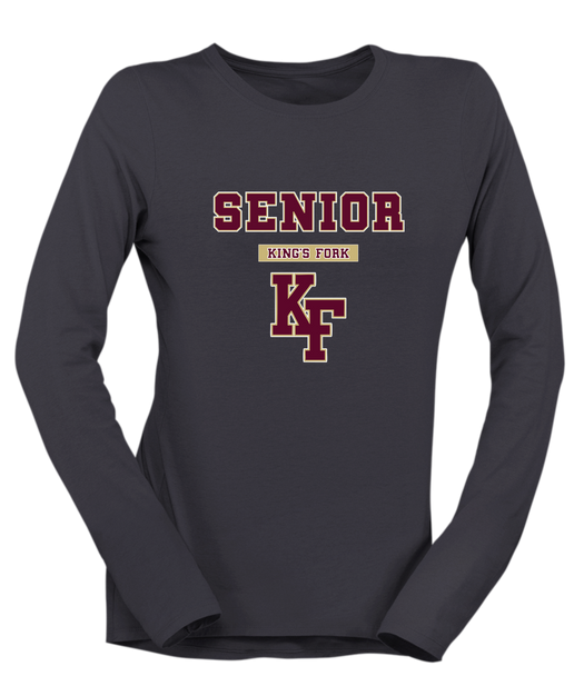 King's Fork Bulldogs KF Senior #2 Women's Premium LS T-Shirt