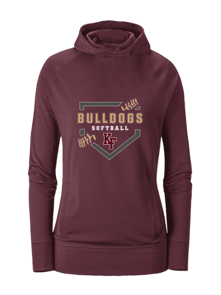 King's Fork Bulldogs KF Softball #2 Women's Hoodie