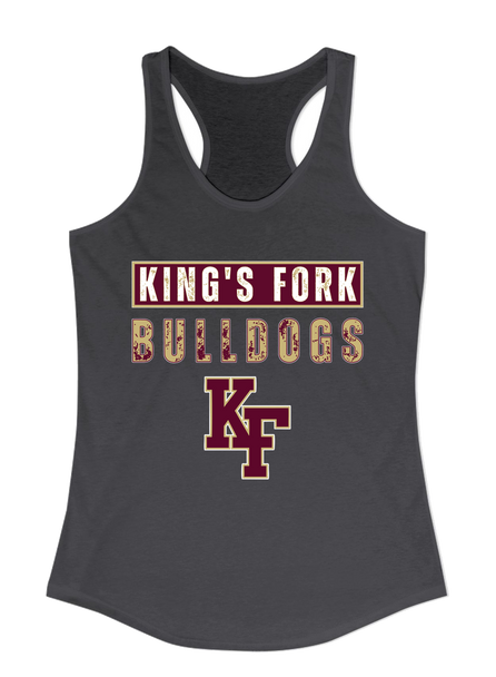 King's Fork Bulldogs KF Mascot #9 Women's Tank Top