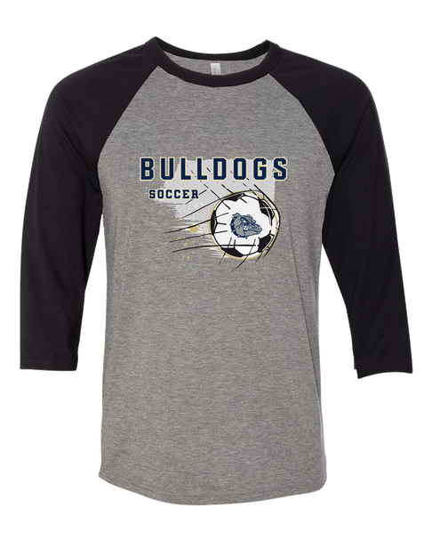 West Albany Bulldogs Soccer #2 Men's Baseball T-Shirt