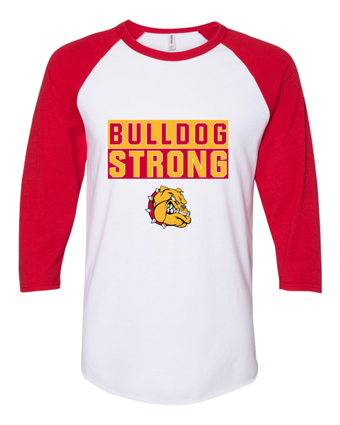 Hancock Bulldogs Strong #1 Men's Baseball T-Shirt