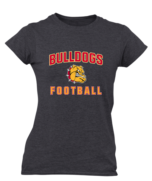Hancock Bulldogs Football #1 Women's SS T-Shirt