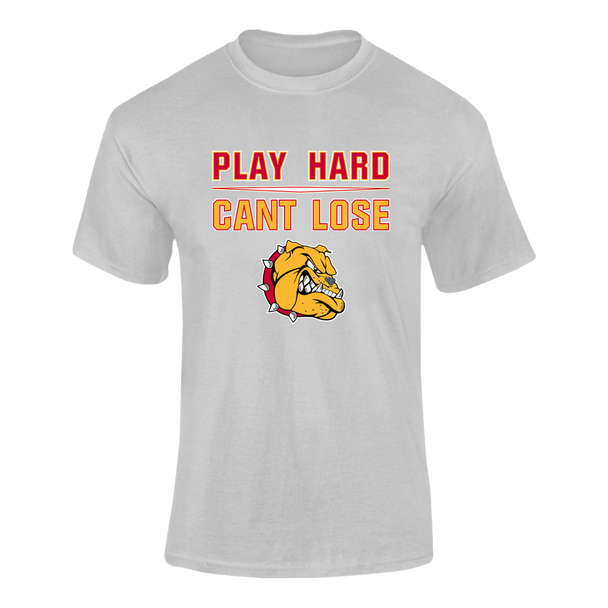 Hancock Bulldogs Play Hard, Can't Lose Men's SS T-Shirt