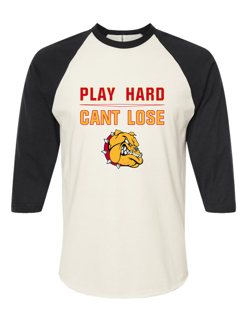 Hancock Bulldogs Play Hard, Can't Lose Women's Baseball T-Shirt