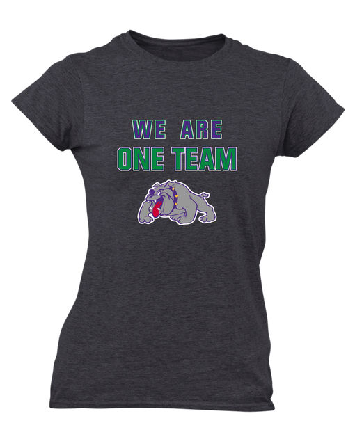 Waukegan Bulldogs We Are One Team Women's Premium SS T-Shirt