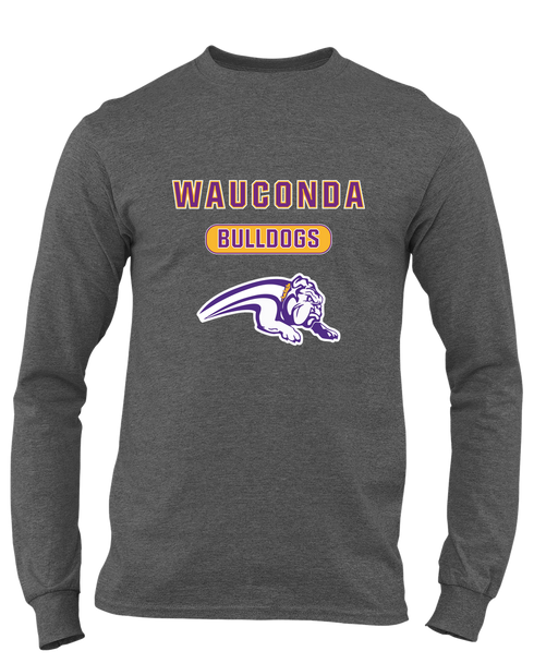 Wauconda Bulldogs Mascot #3 Men's Premium LS T-Shirt