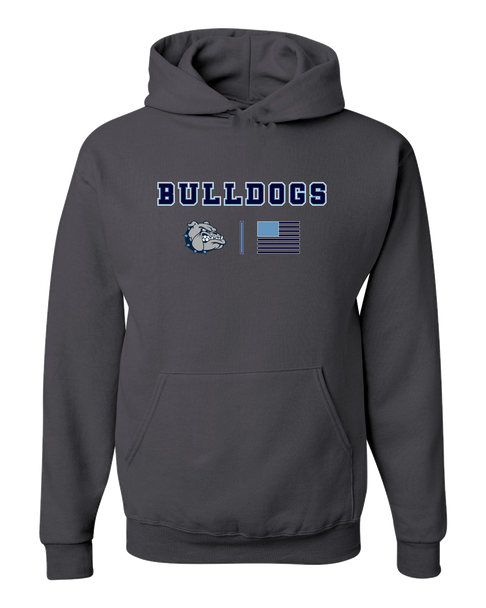 Centennial Bulldogs Team Colors Flag Men's Premium Hoodie