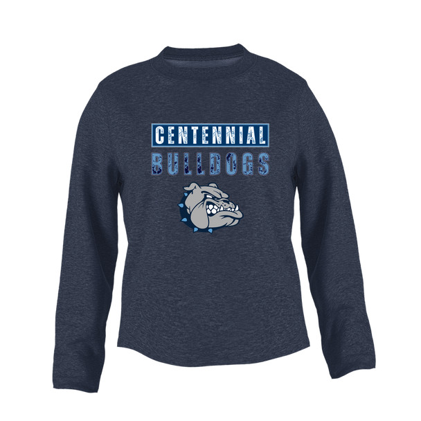 Centennial Bulldogs Mascot #9 Women's Sweatshirt