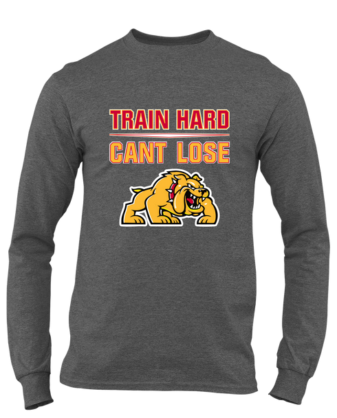 Batavia Bulldogs Train Hard, Can't Lose Men's LS T-Shirt