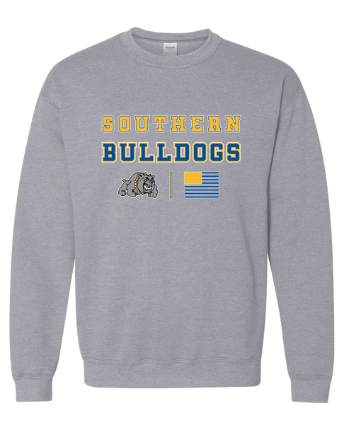 Southern Bulldogs Spirit Flag Men's Sweatshirt