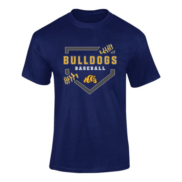 East English Bulldogs Baseball #2 Men's Premium SS T-Shirt