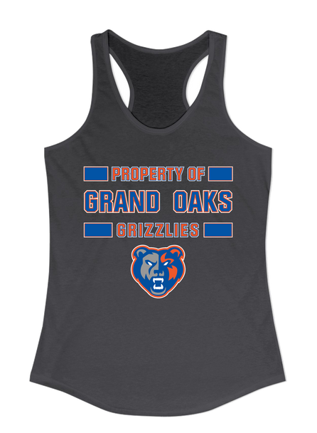 Grand Oaks Grizzlies Property Of Women's Tank Top