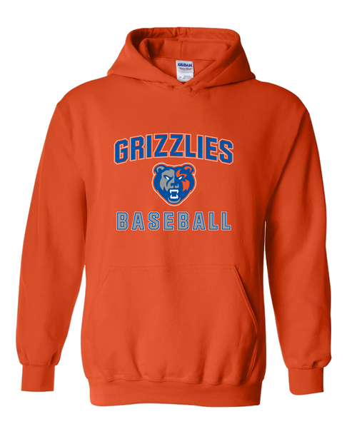Grand Oaks Grizzlies Baseball #1 Men's Hoodie