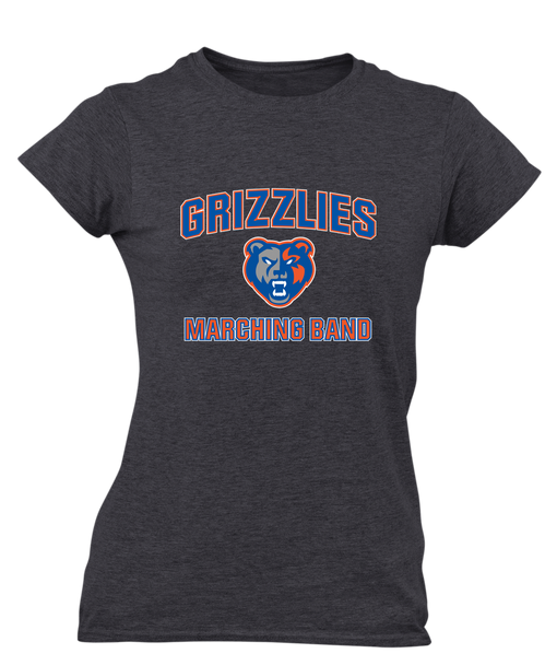 Grand Oaks Grizzlies Marching Band Women's Premium SS T-Shirt