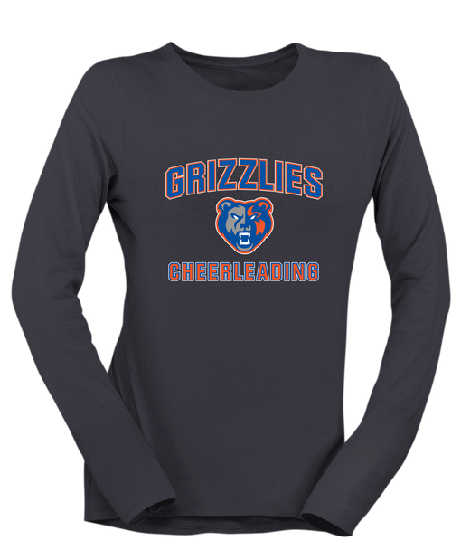 Grand Oaks Grizzlies Cheerleading Women's LS T-Shirt