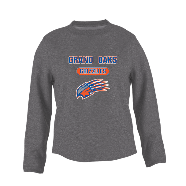 Grand Oaks Grizzlies Claw Mascot #3 Women's Sweatshirt