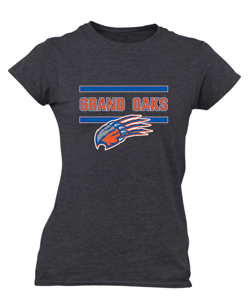 Grand Oaks Grizzlies Claw Mascot #4 Women's SS T-Shirt