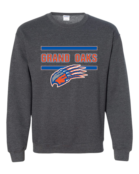 Grand Oaks Grizzlies Claw Mascot #4 Men's Sweatshirt