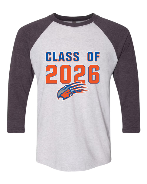 Grand Oaks Grizzlies Claw Class of 2026 Men's Baseball T-Shirt
