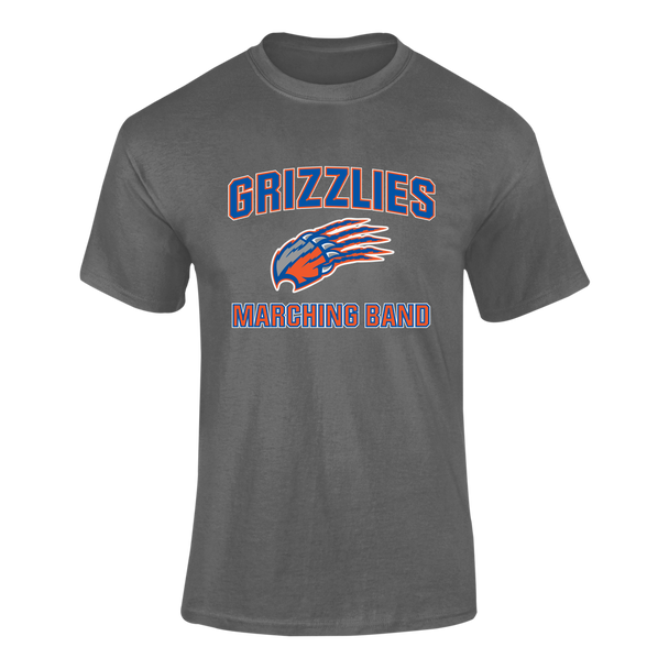 Grand Oaks Grizzlies Claw Marching Band Men's SS T-Shirt