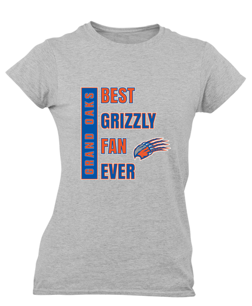 Grand Oaks Grizzlies Claw Best Grizzly Fan Women's Premium SS T-Shirt