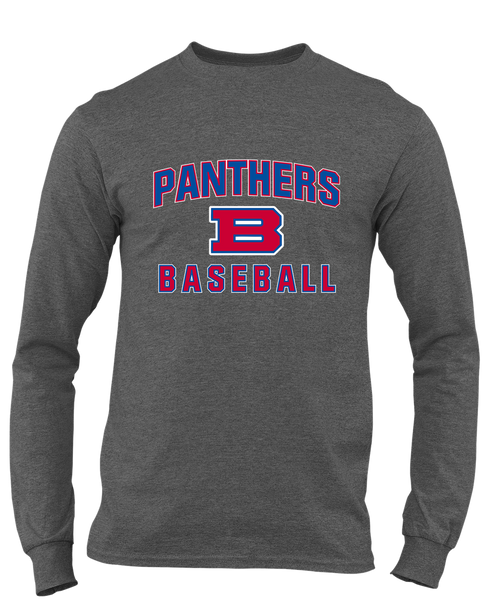 Bartlett Panthers Baseball #1 Men's LS T-Shirt