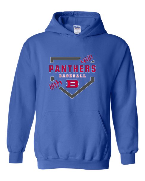 Bartlett Panthers Baseball #2 Men's Hoodie