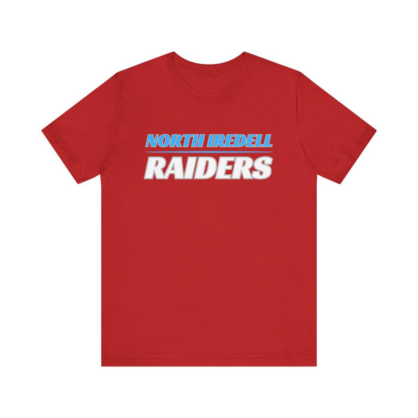 North Iredell High School Raiders Mens Short Sleeve Premium Tee - 202402