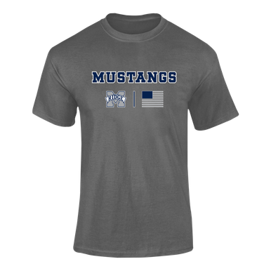 Marriotts Ridge Mustangs Team Colors Flag Men's Premium SS T-Shirt